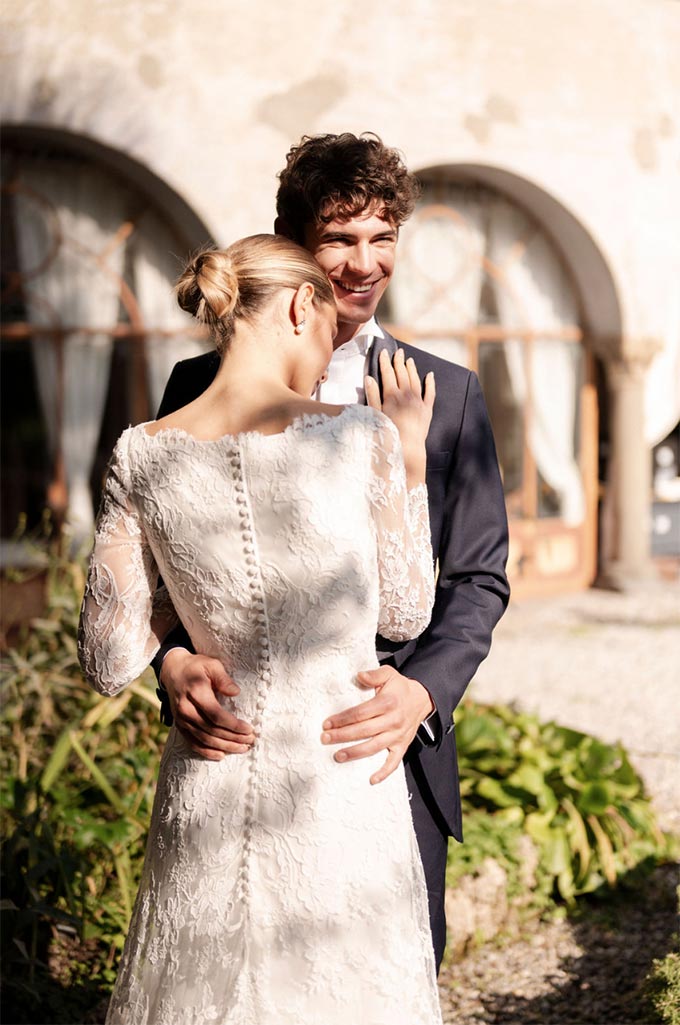 Matrimonio con sposi felici organizzato da Wedding Planner professionale