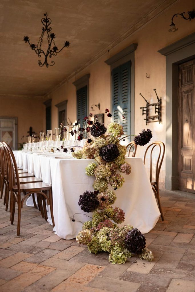 Tavola professionale per matrimonio